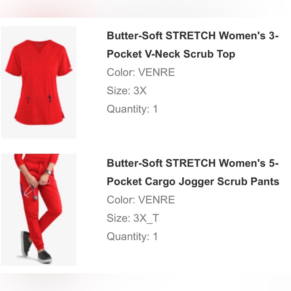 Butter Soft Scrub Set